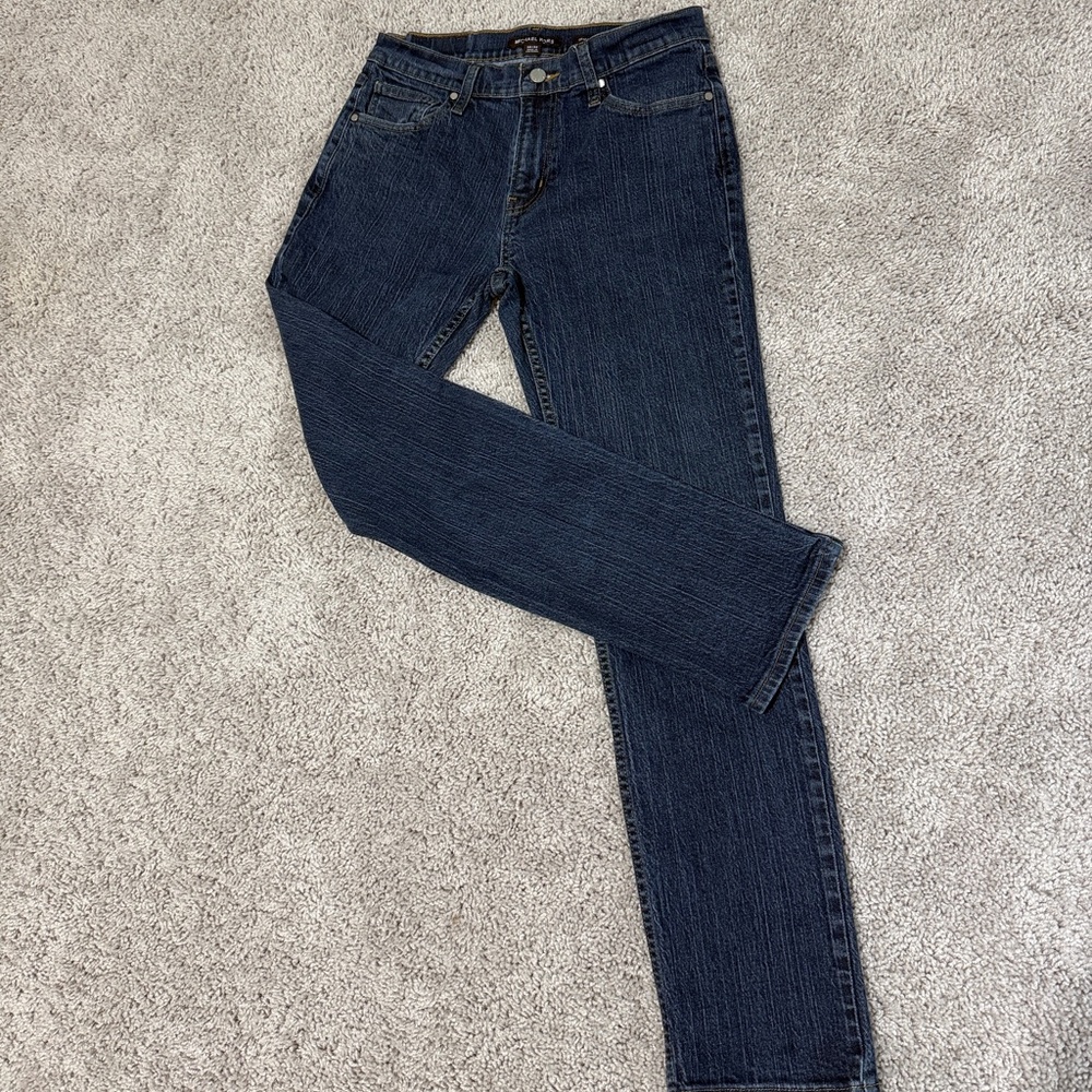 Michael Kors Dark Blue Straight Leg Jeans
